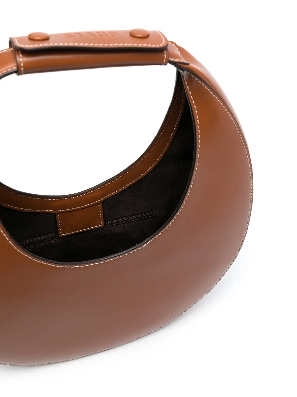 STAUDMoon leather shoulder bag