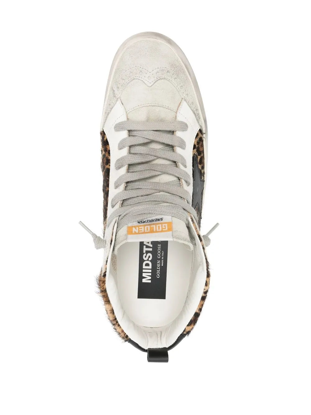 Golden Goose Mid Star Leopard Print