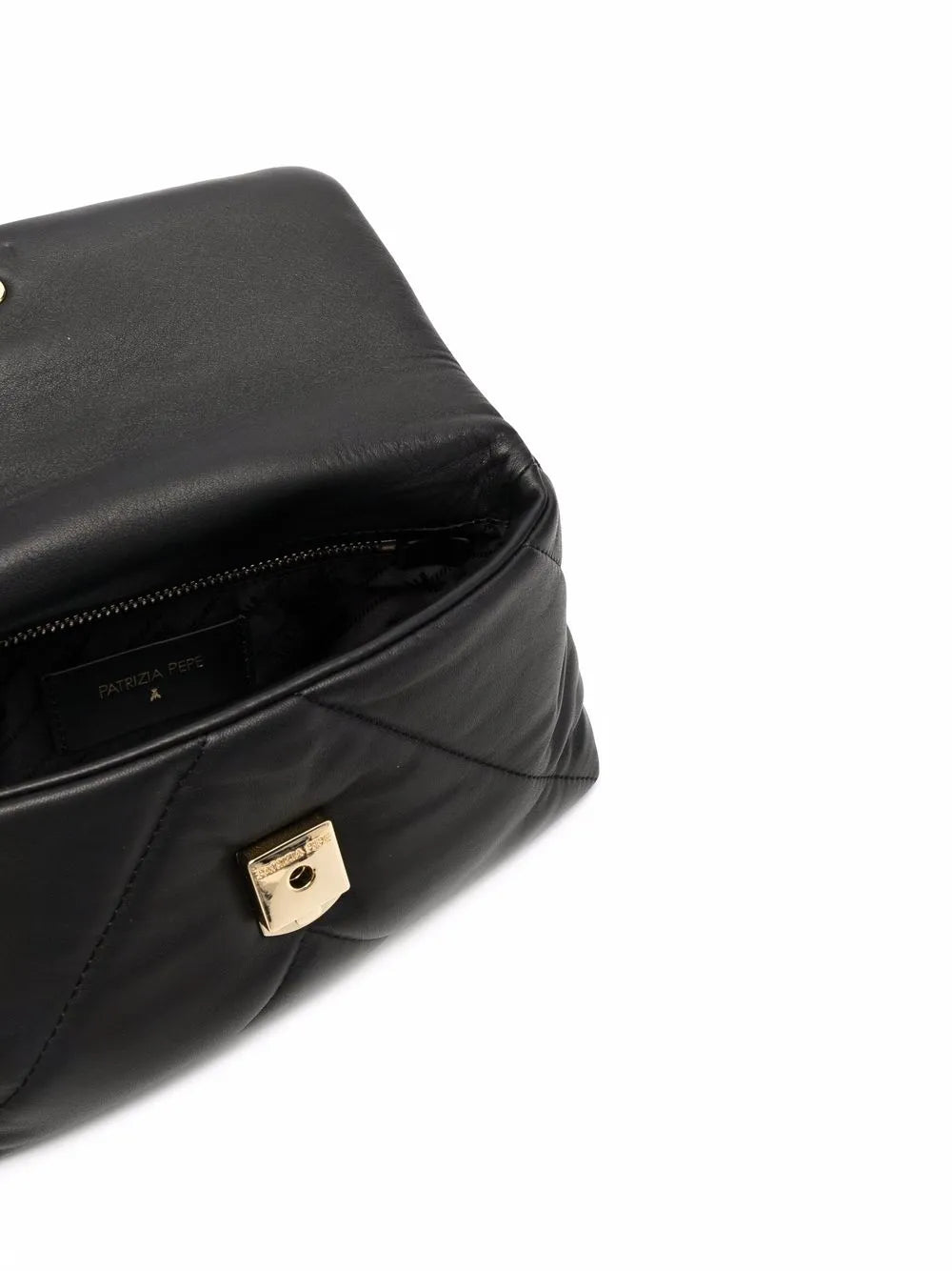 Patrizia Pepechevron leather shoulder bag