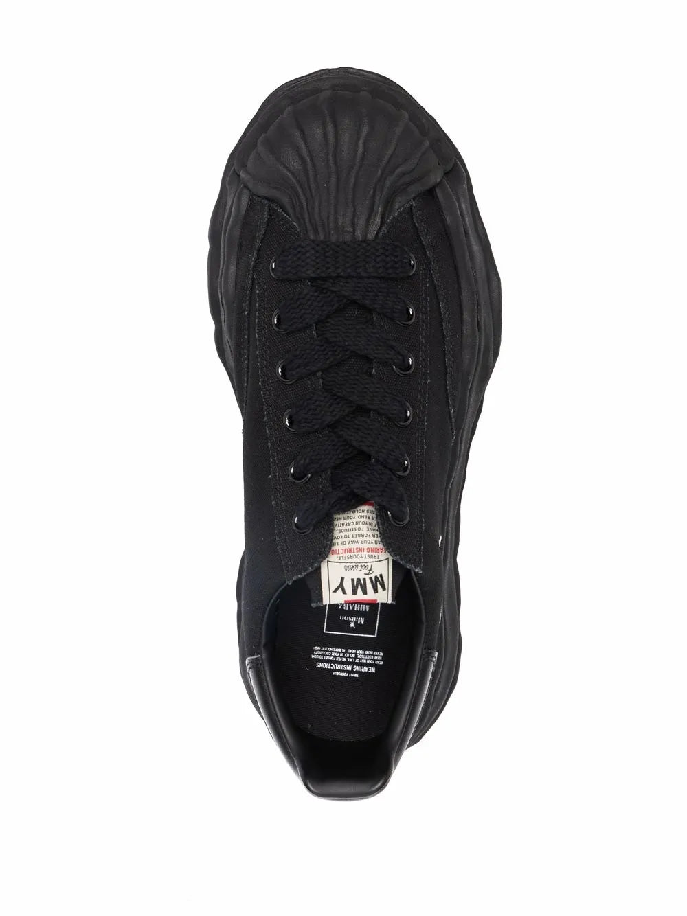 Maison MIHARA YASUHIRO Ridged-Trim Low-Top