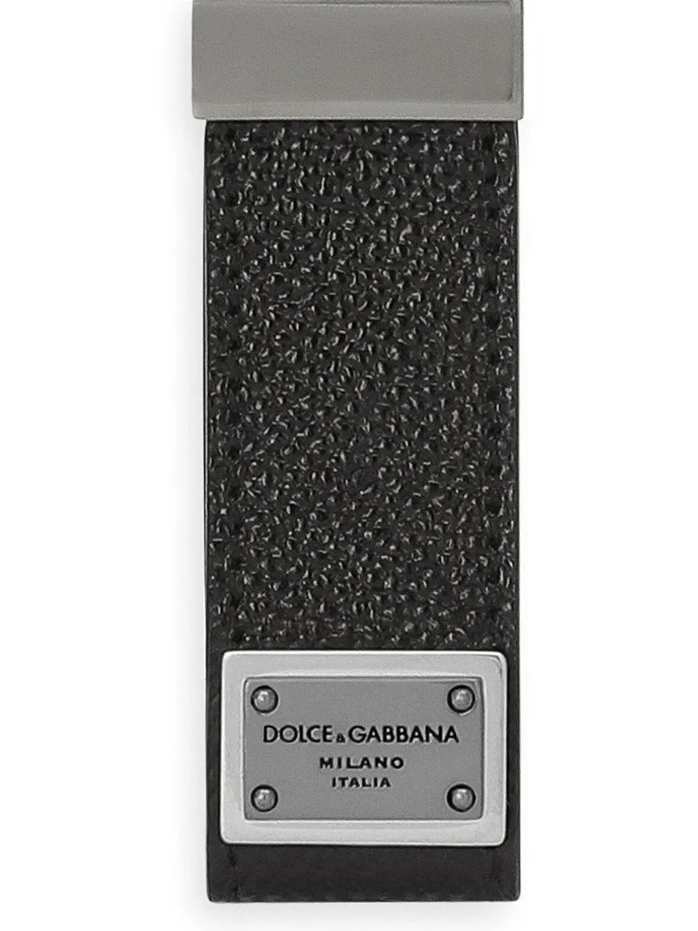 Dolce & Gabbanalogo-tag leather keyring