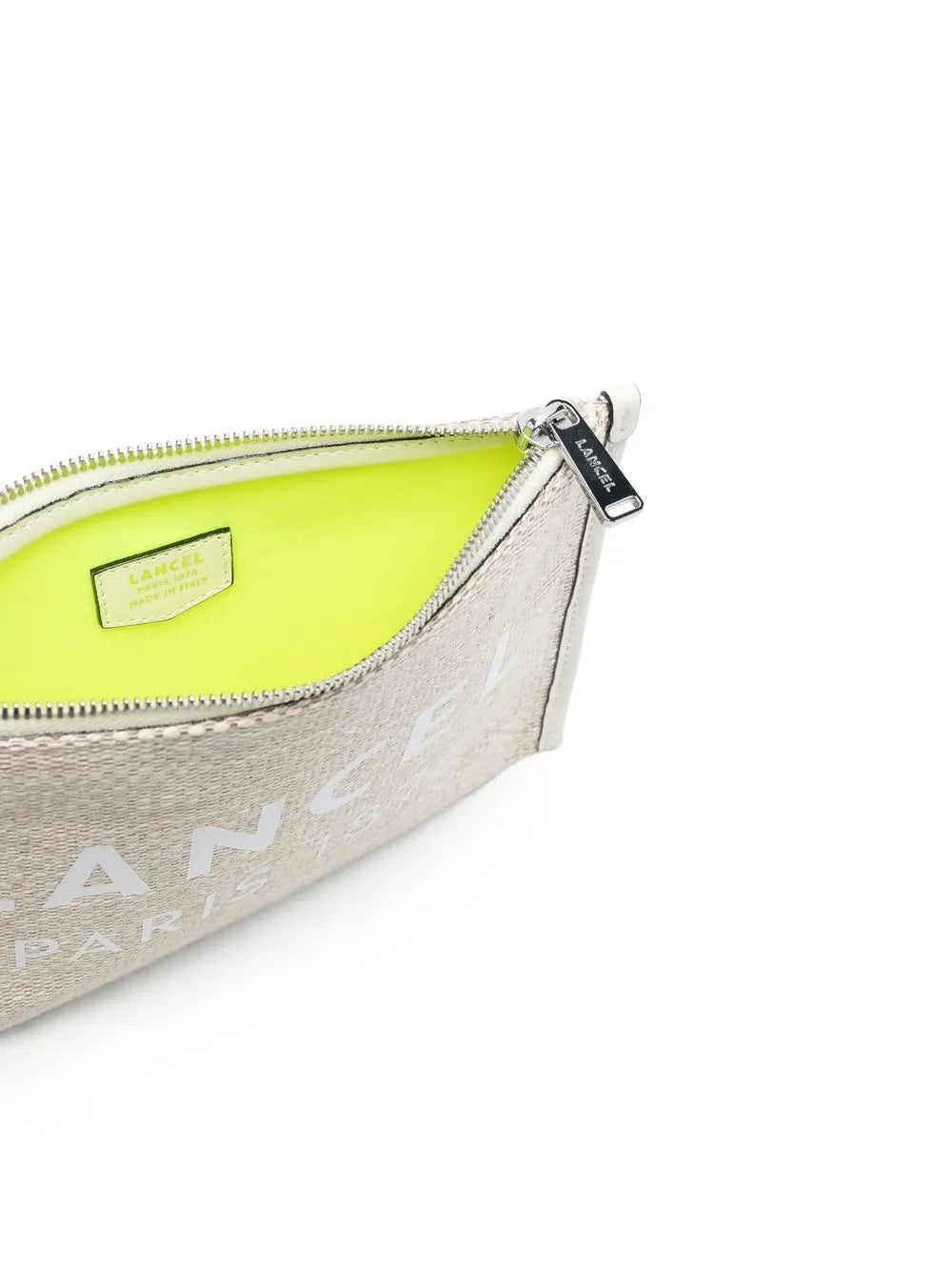 Lancellogo-print clutch bag