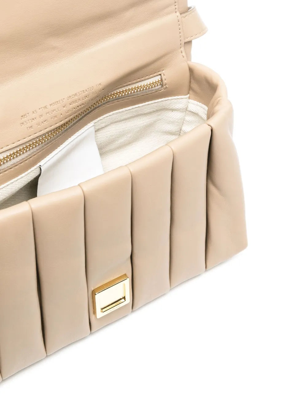 Themoirria inverted-pleat shoulder bag