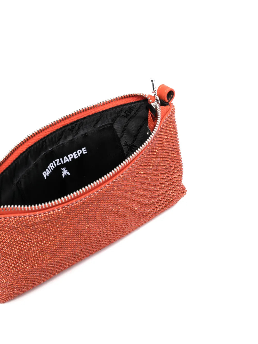 Patrizia PepeMaxichain rhinestone clutch bag