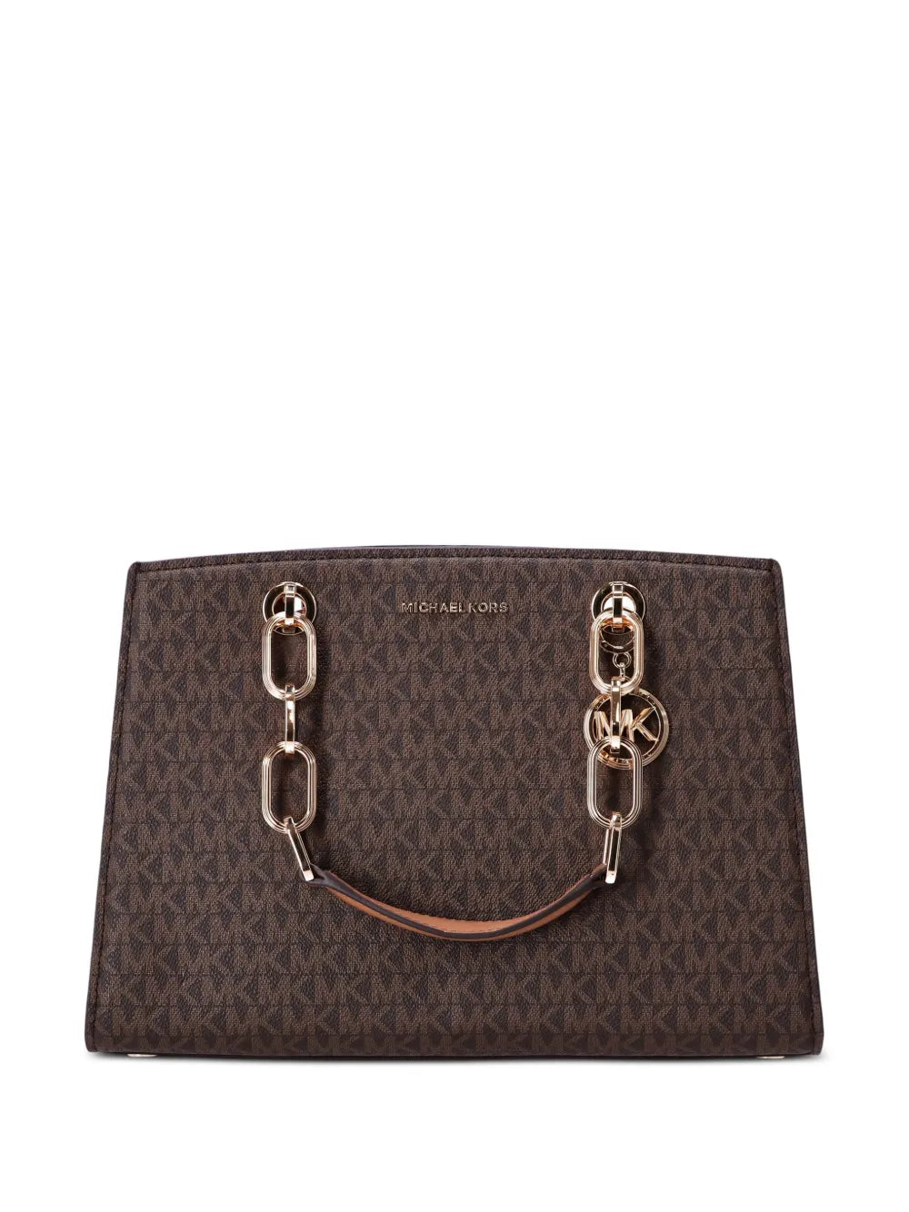 Michael Korsmonogram pattern chain two-way tote bag