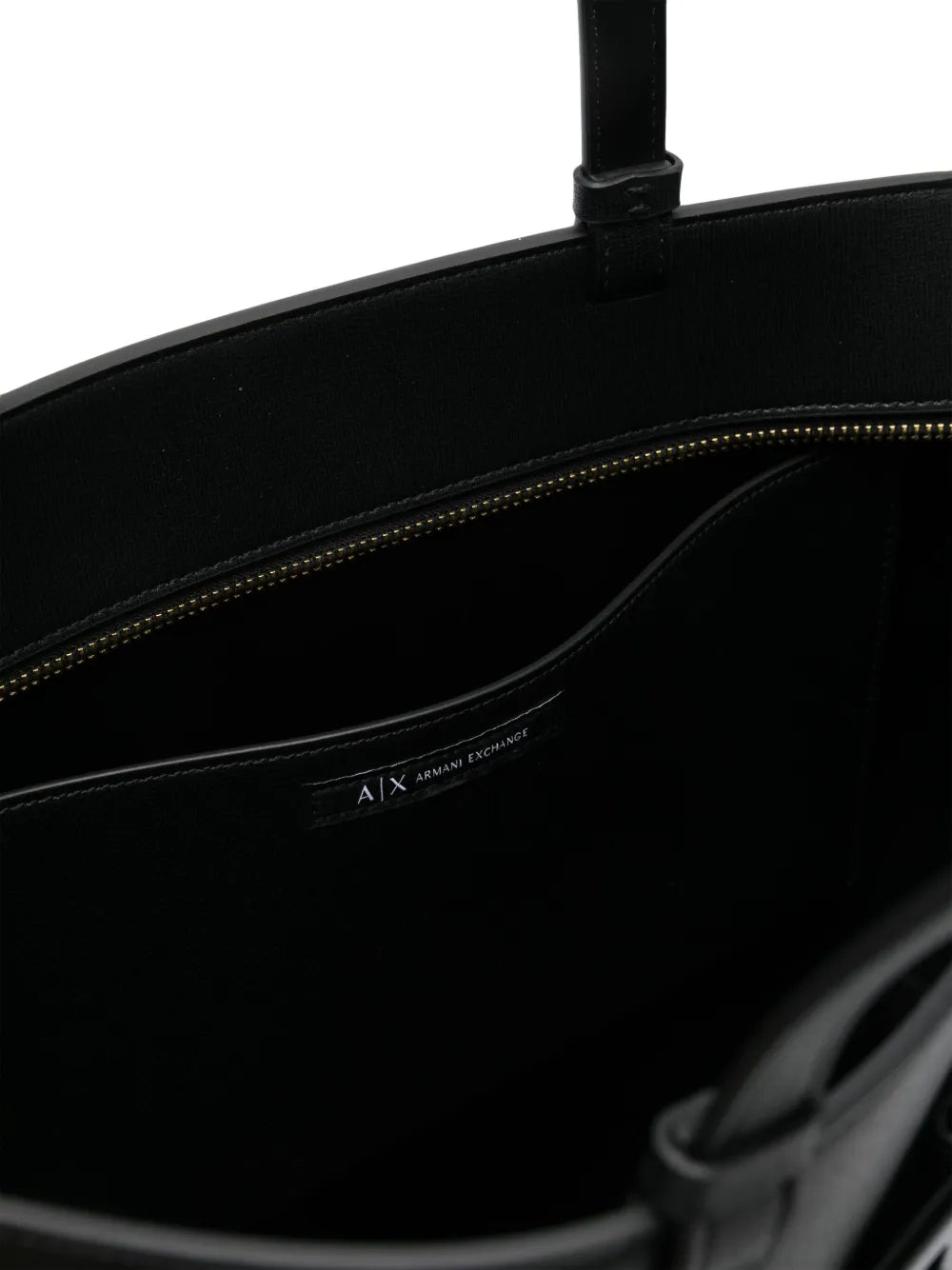 Armani Exchangelogo-plaque tote bag