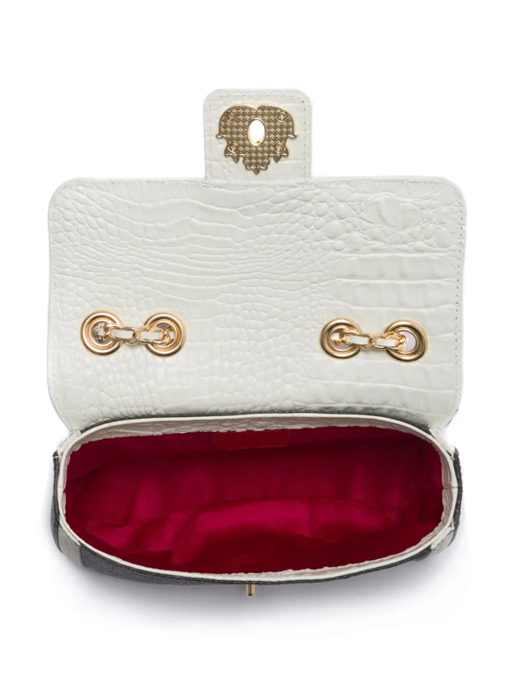 IslaAnne leather-trim straw crossbody bag