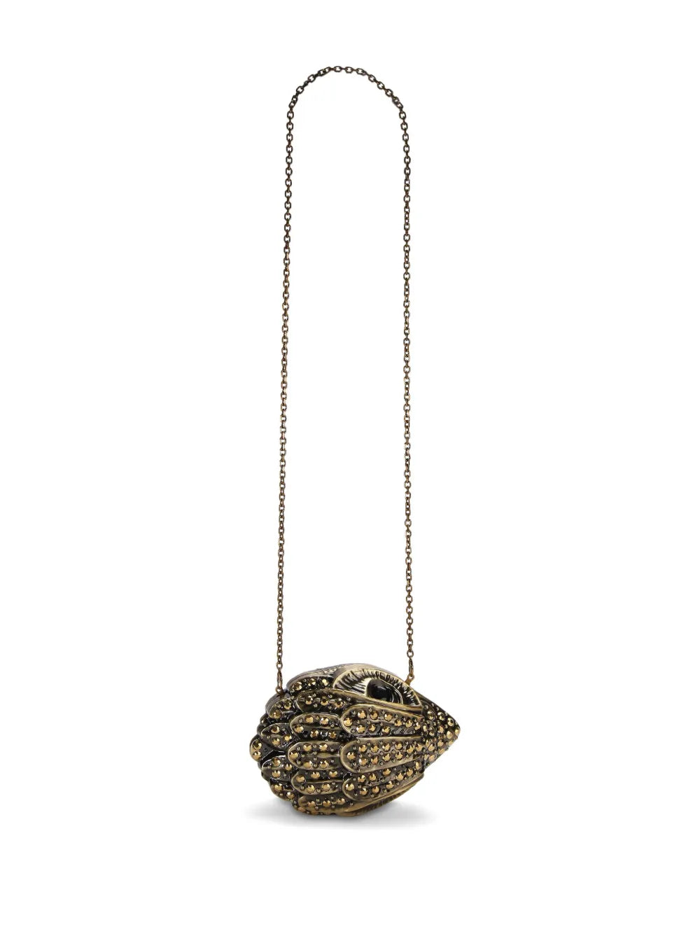 Kurt Geiger Londoncrystal-embellished clutch bag