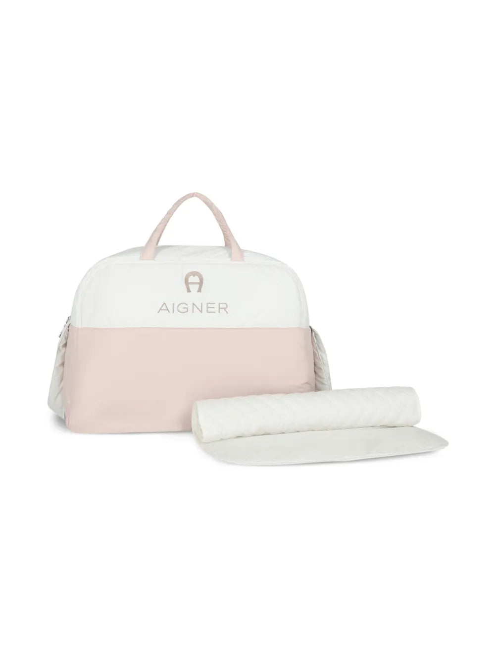 Aigner Kidslogo-embroidered diaper bag