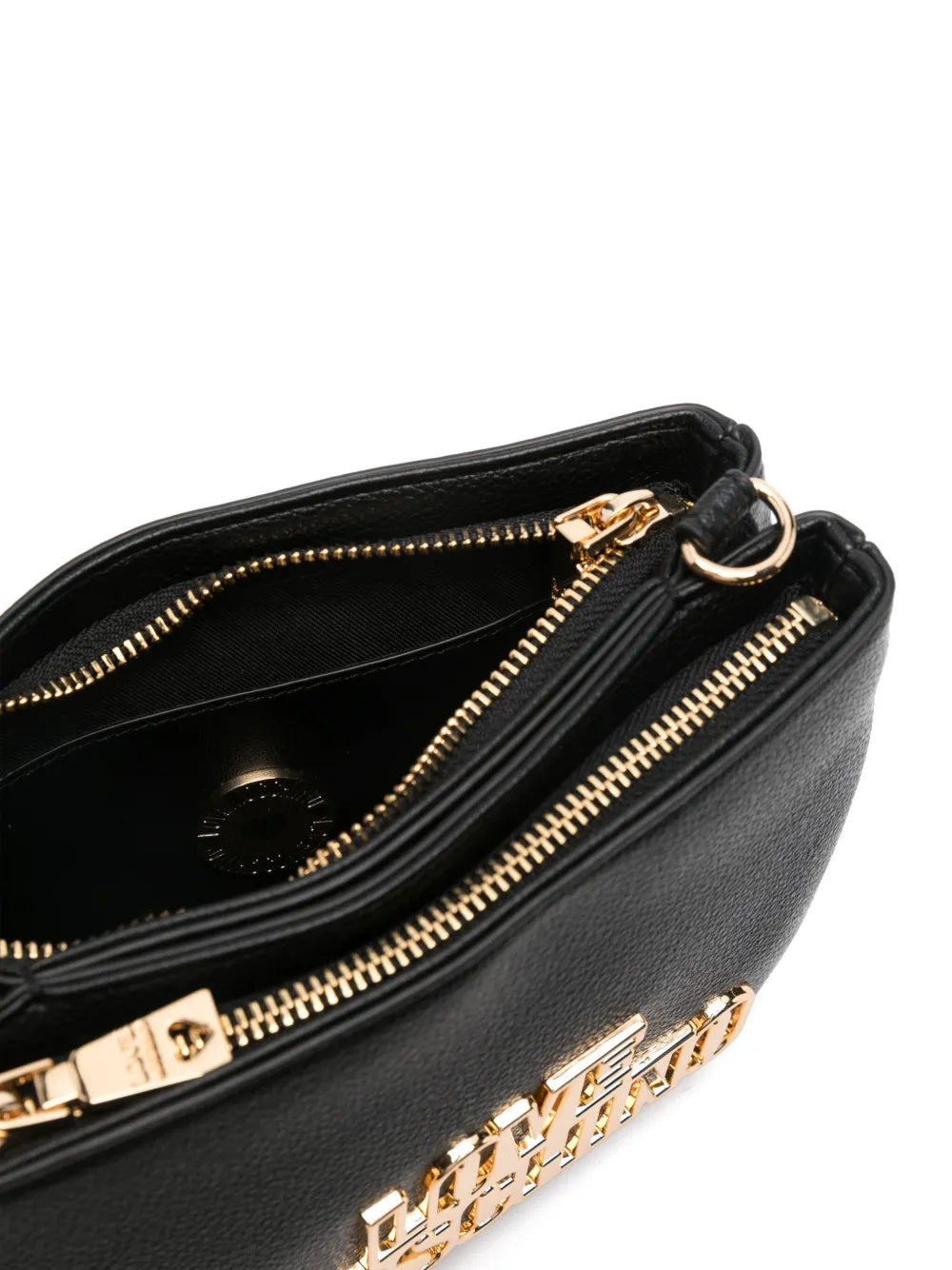 Love Moschinologo lettering crossbody bag