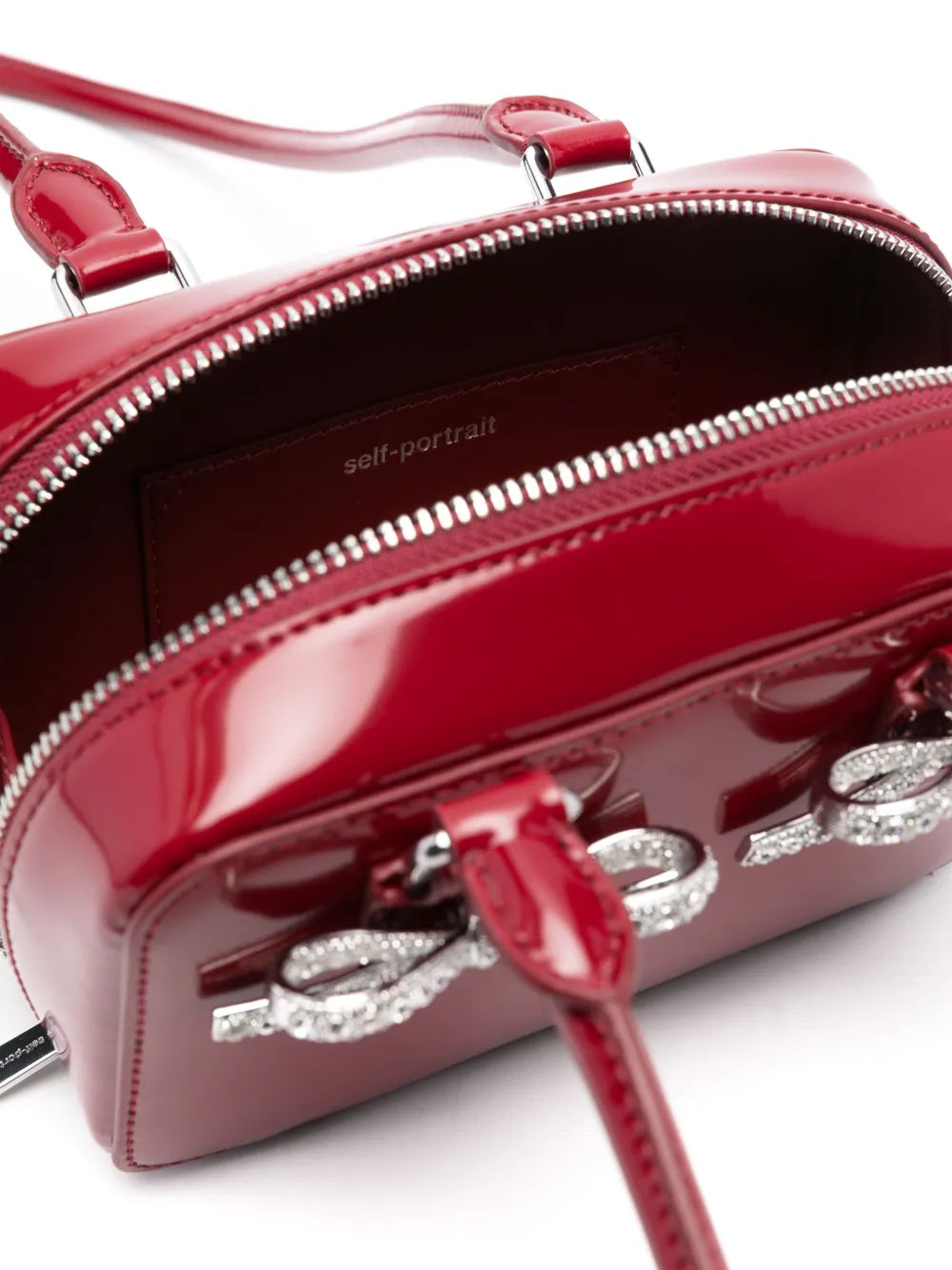 Self-Portraitleather shoulder bag