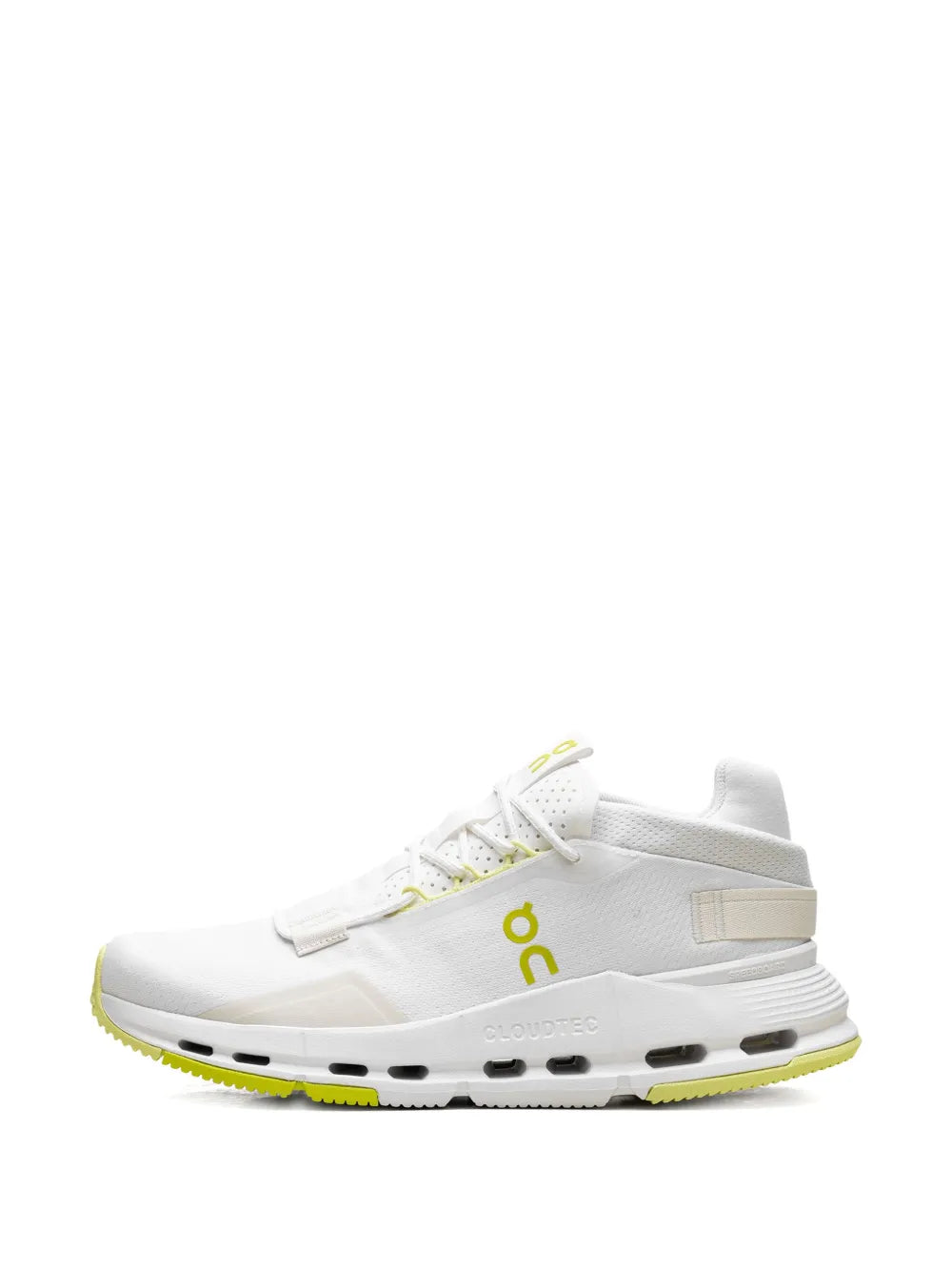 On Running Cloudnova 2 White/Limelight Sneakers