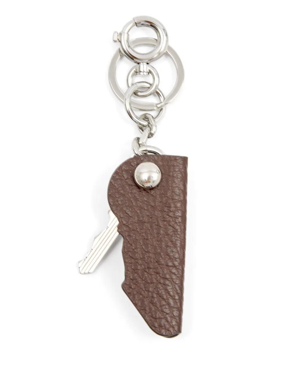 Maison Margielalogo-print leather key holder