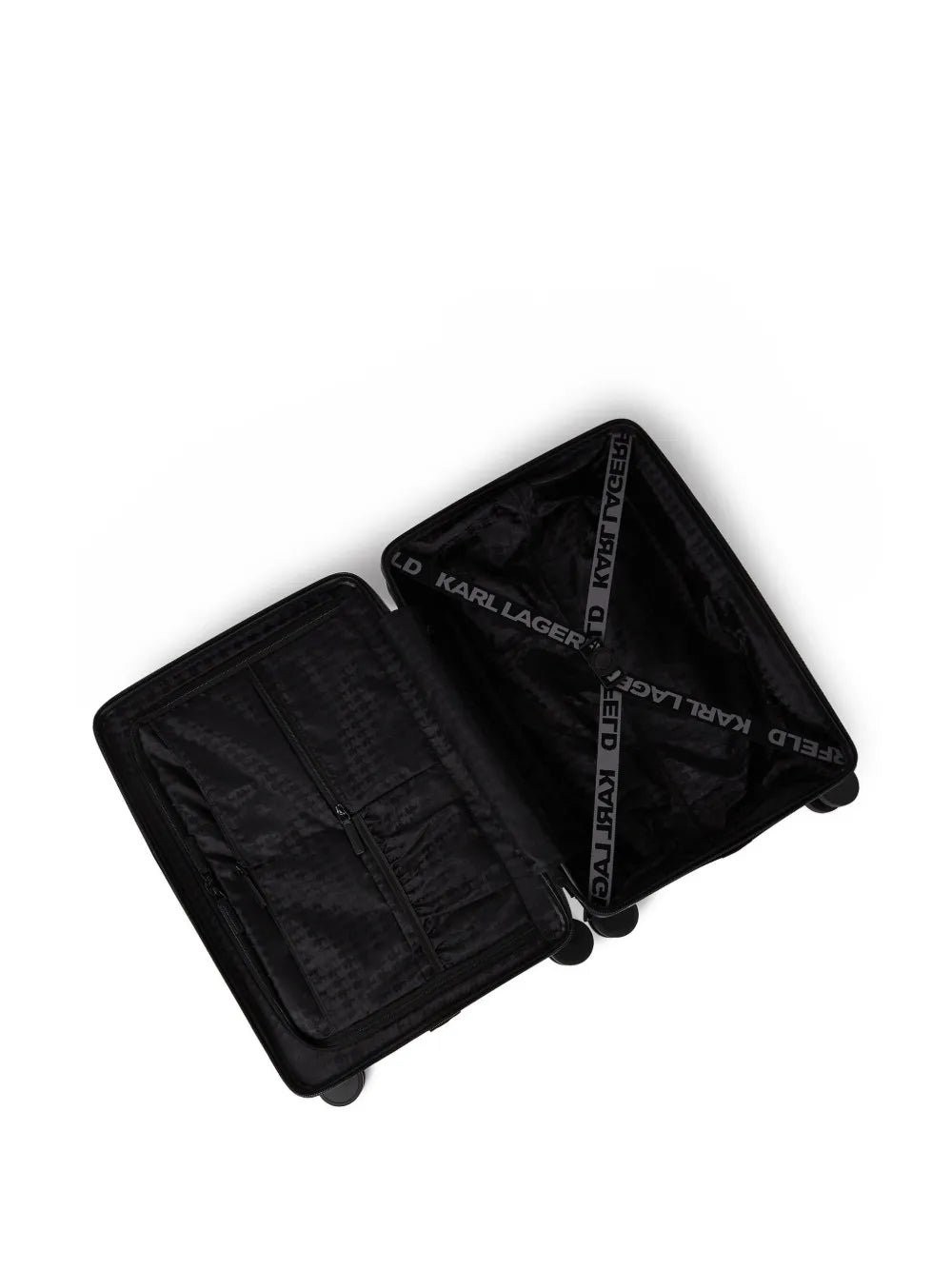 Karl Lagerfeldhard-shell cabin suitcase