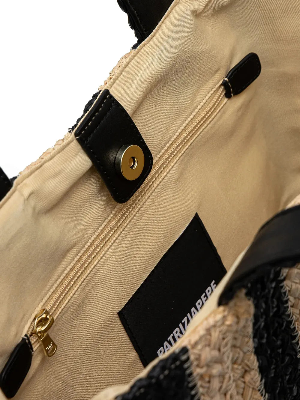 Patrizia Pepestriped tote bag