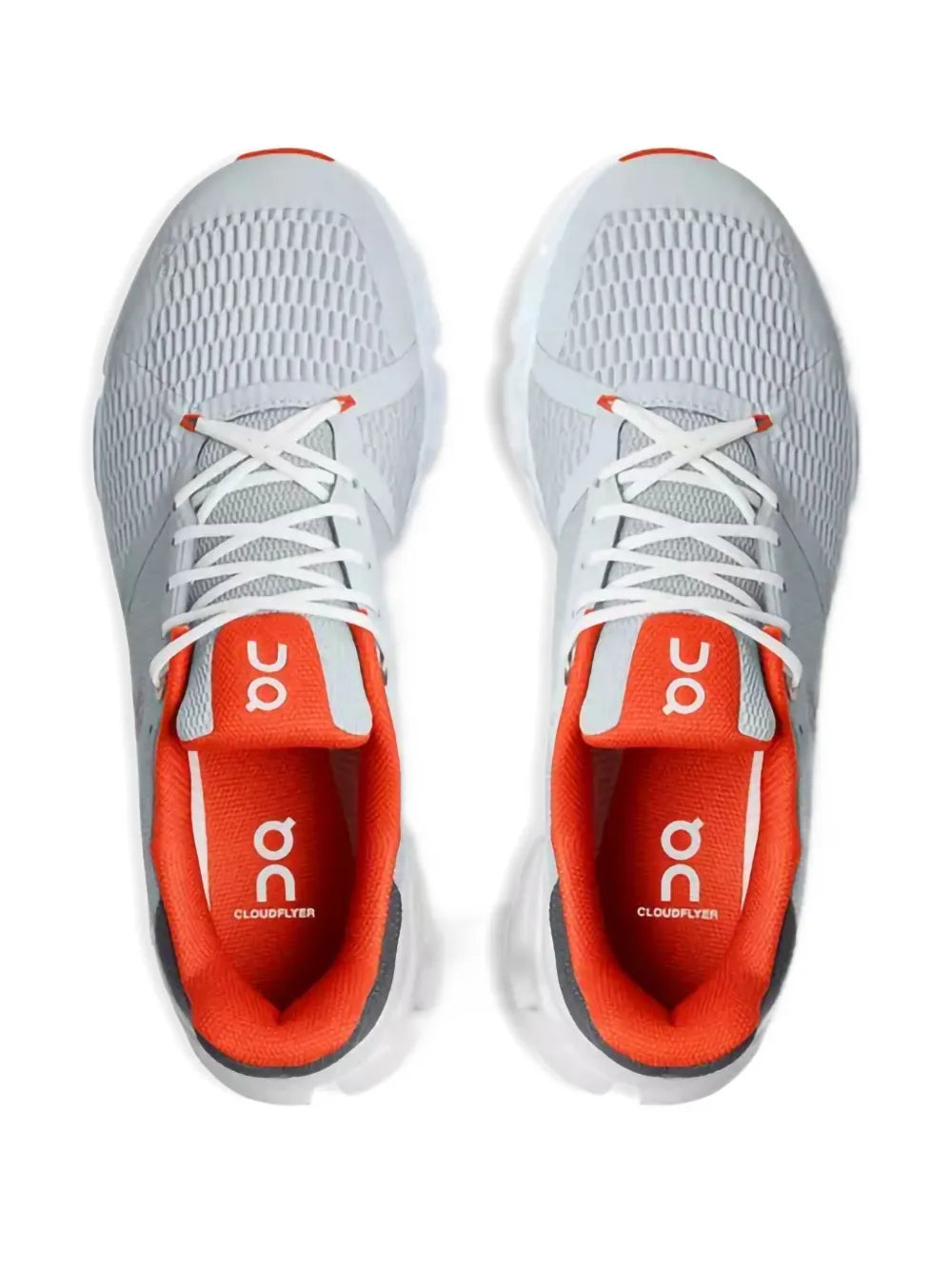 On Running Cloudflyer Grey/Orange Sneakers