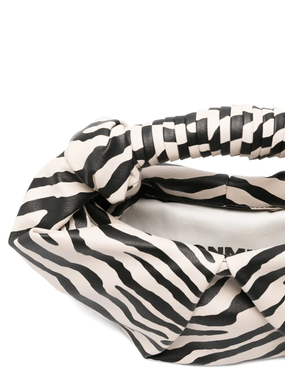 Simon Millerzebra-print knotted bucket bag
