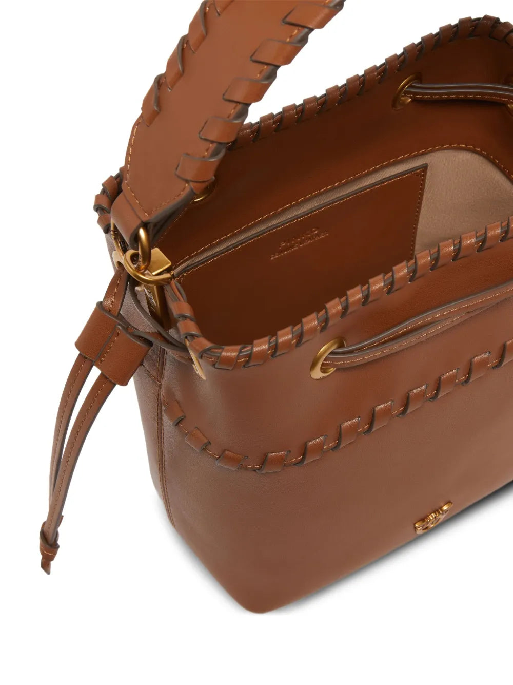 PINKOleather bucket bag