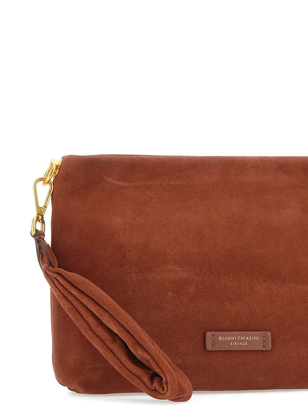 GIANNI CHIARINIsuede clutch bag