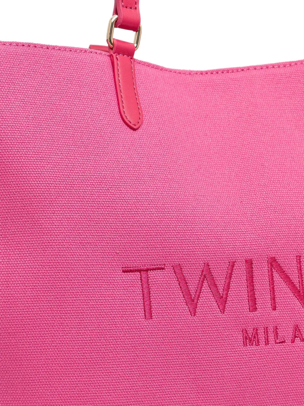 TWINSETlogo-embroidered tote bag