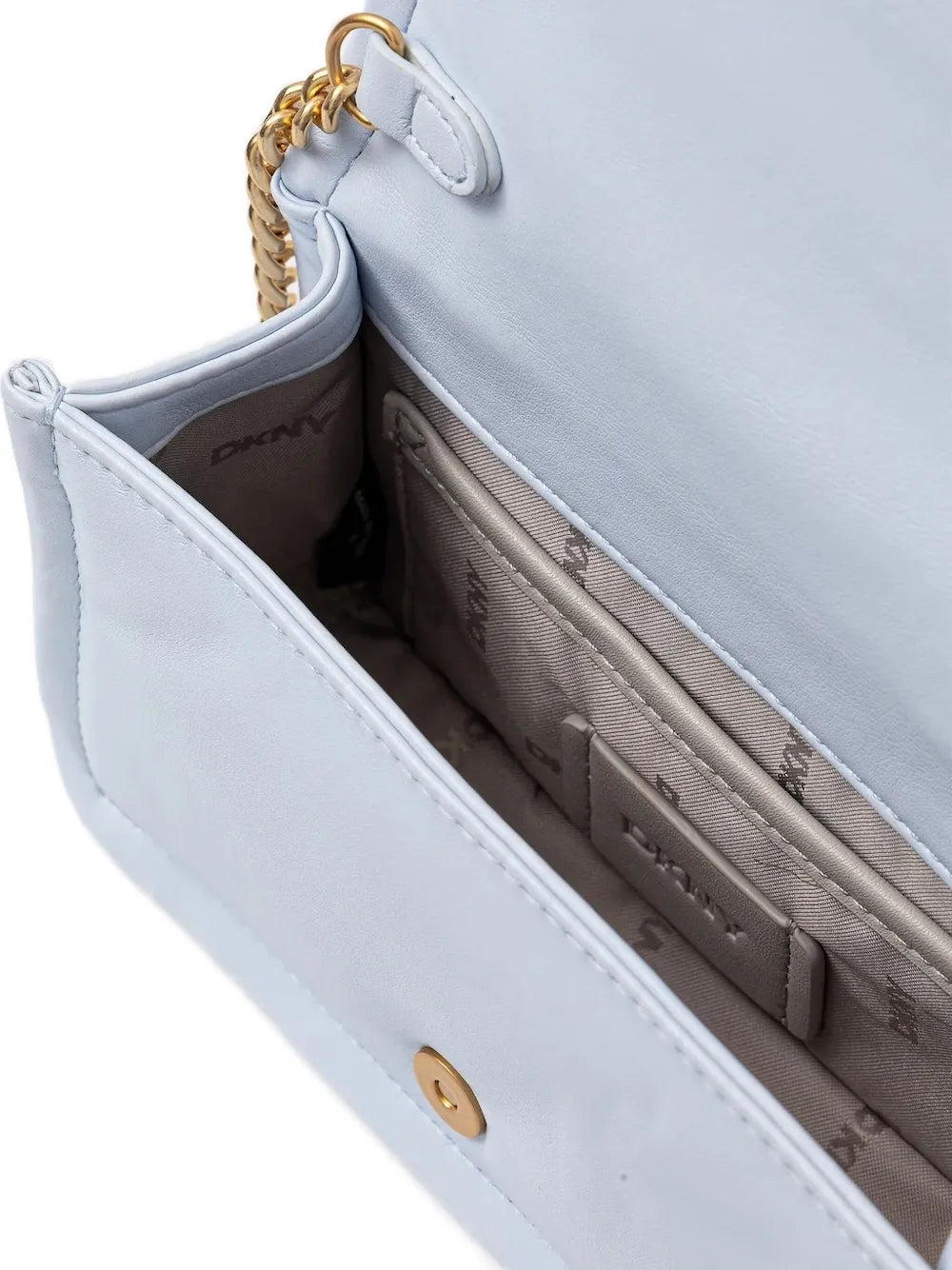 DKNYlogo-plaque chain-strap mini bag