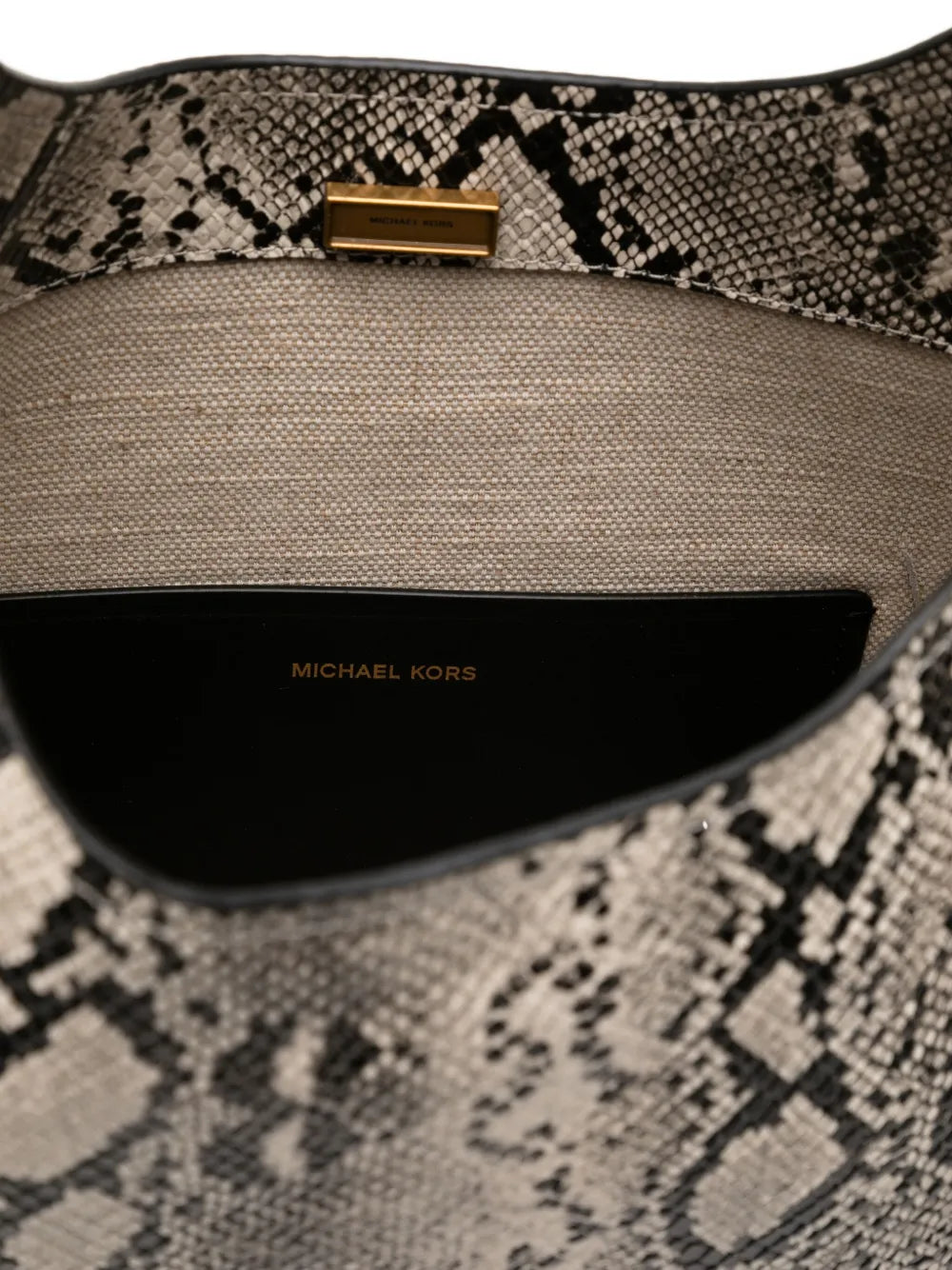 Michael KorsLarge Nolita Snake Embossed bag