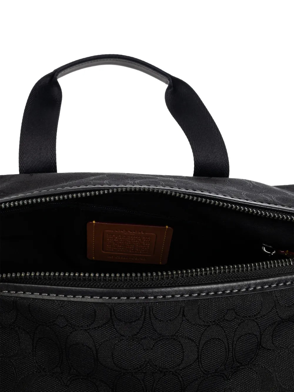 CoachTheo monogram cylindrical holdall
