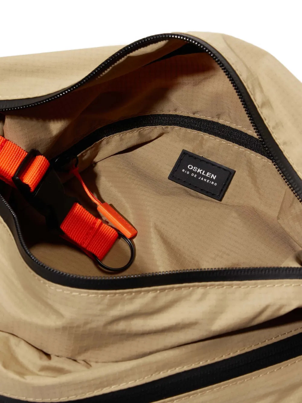 New SeasonOsklenSplit drawstring split-panel shoulder bag