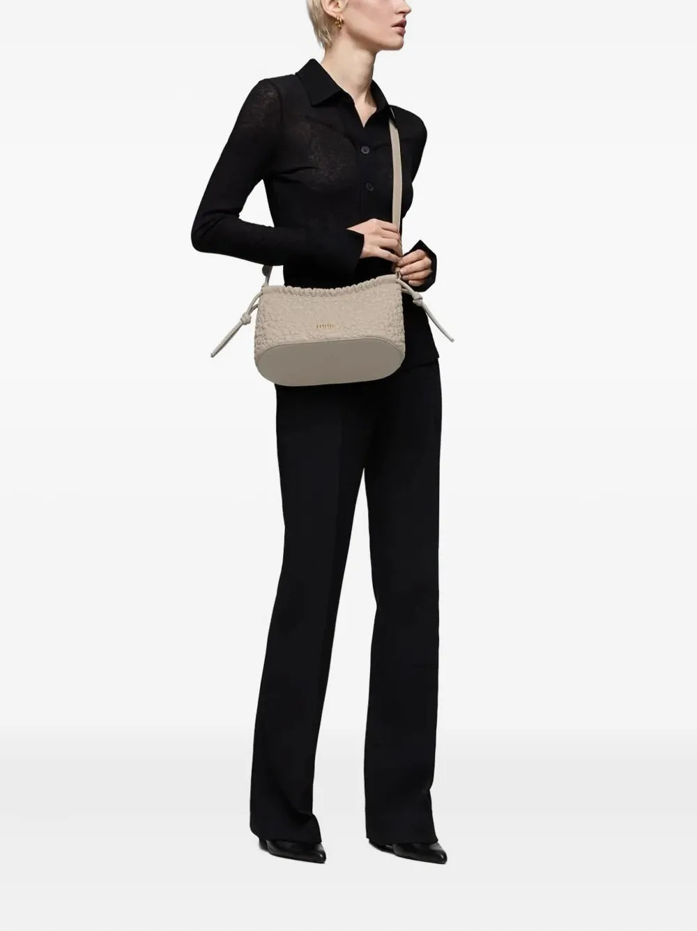 TOUSembossed cross body bag
