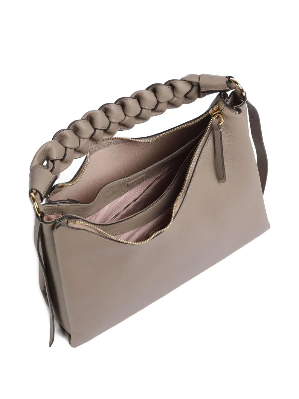 Coccinellemedium Boheme braided-handle shoulder bag