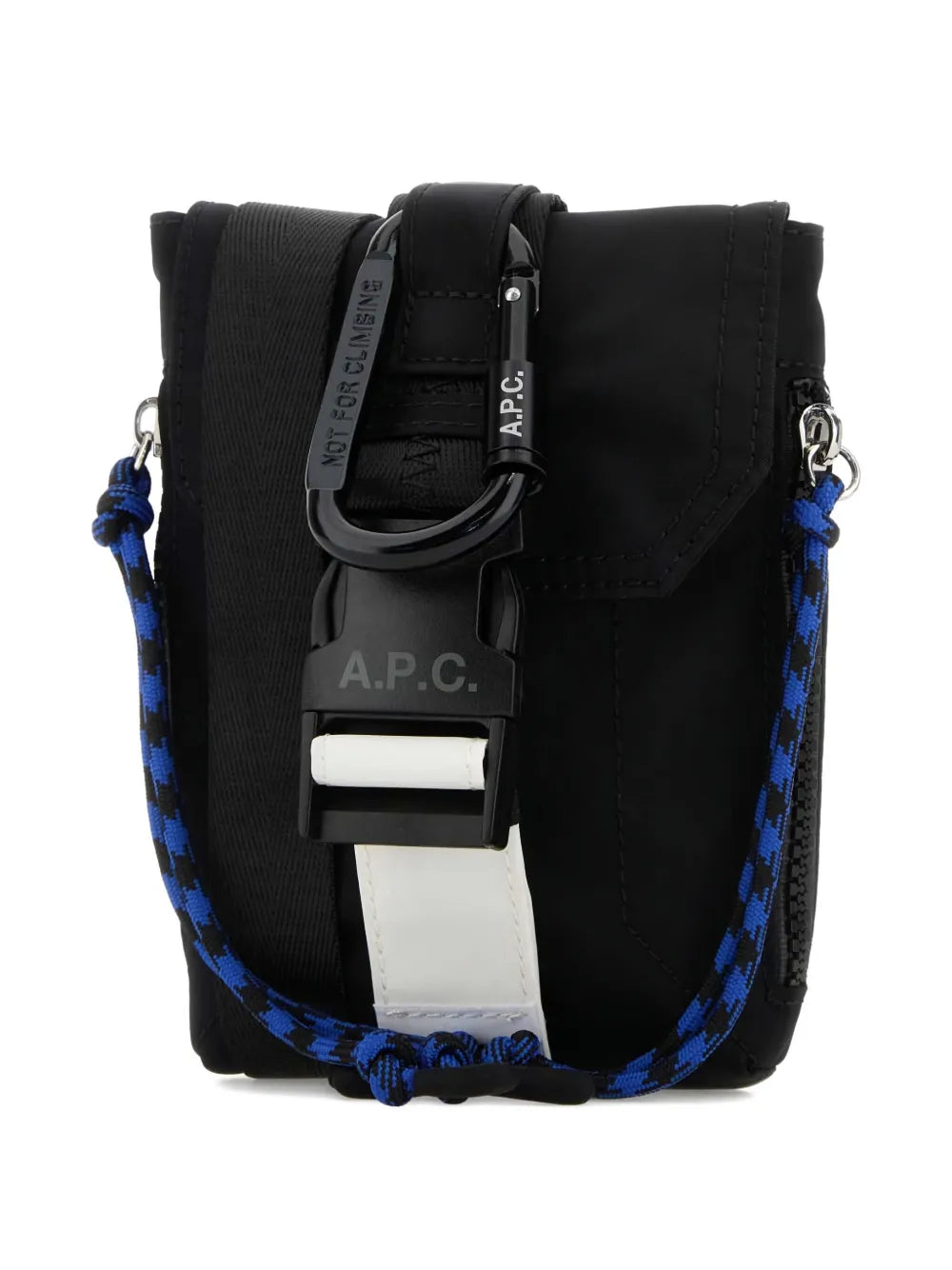 A.P.C.carabiner-strap crossbody bag