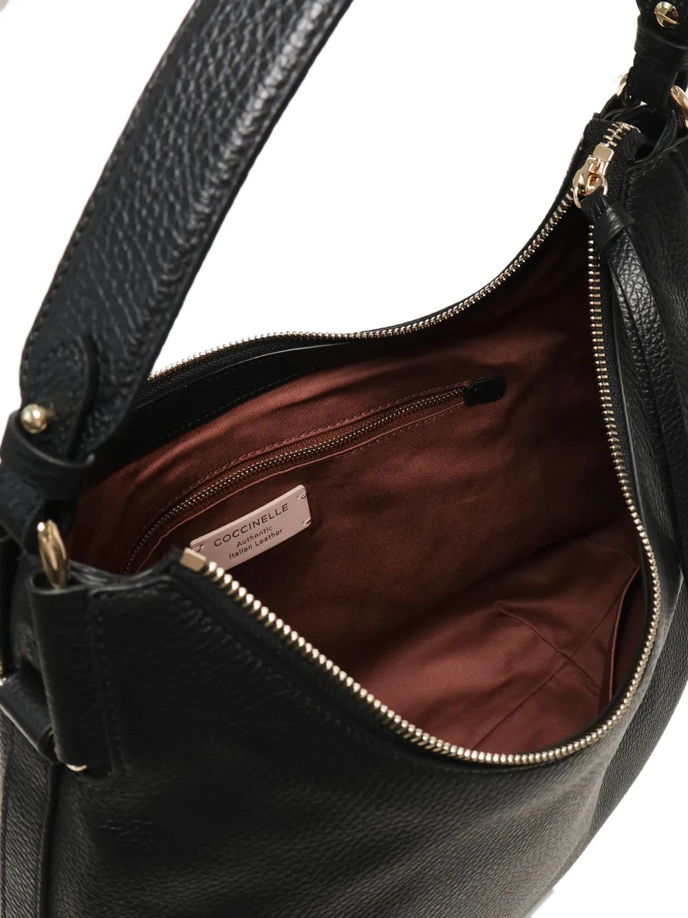 CoccinelleMalory grained-leather shoulder bag