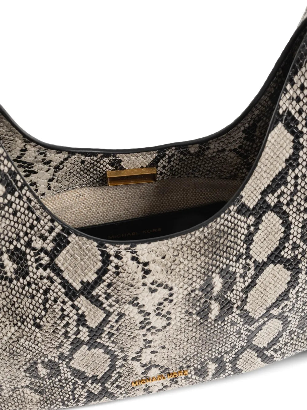 Michael Korssmall Nolita snakeskin leather shoulder bag
