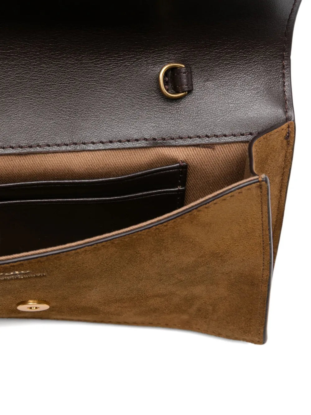 Polo Ralph Laurenleather suede clutch bag