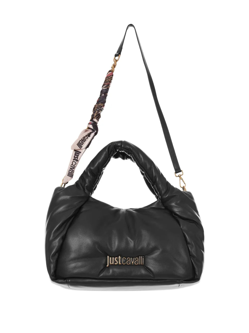 Just Cavallipadded top-handle tote bag