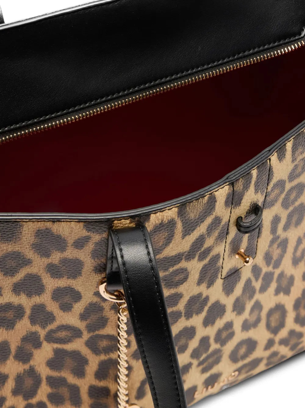 LIU JOlarge animal-print tote bag