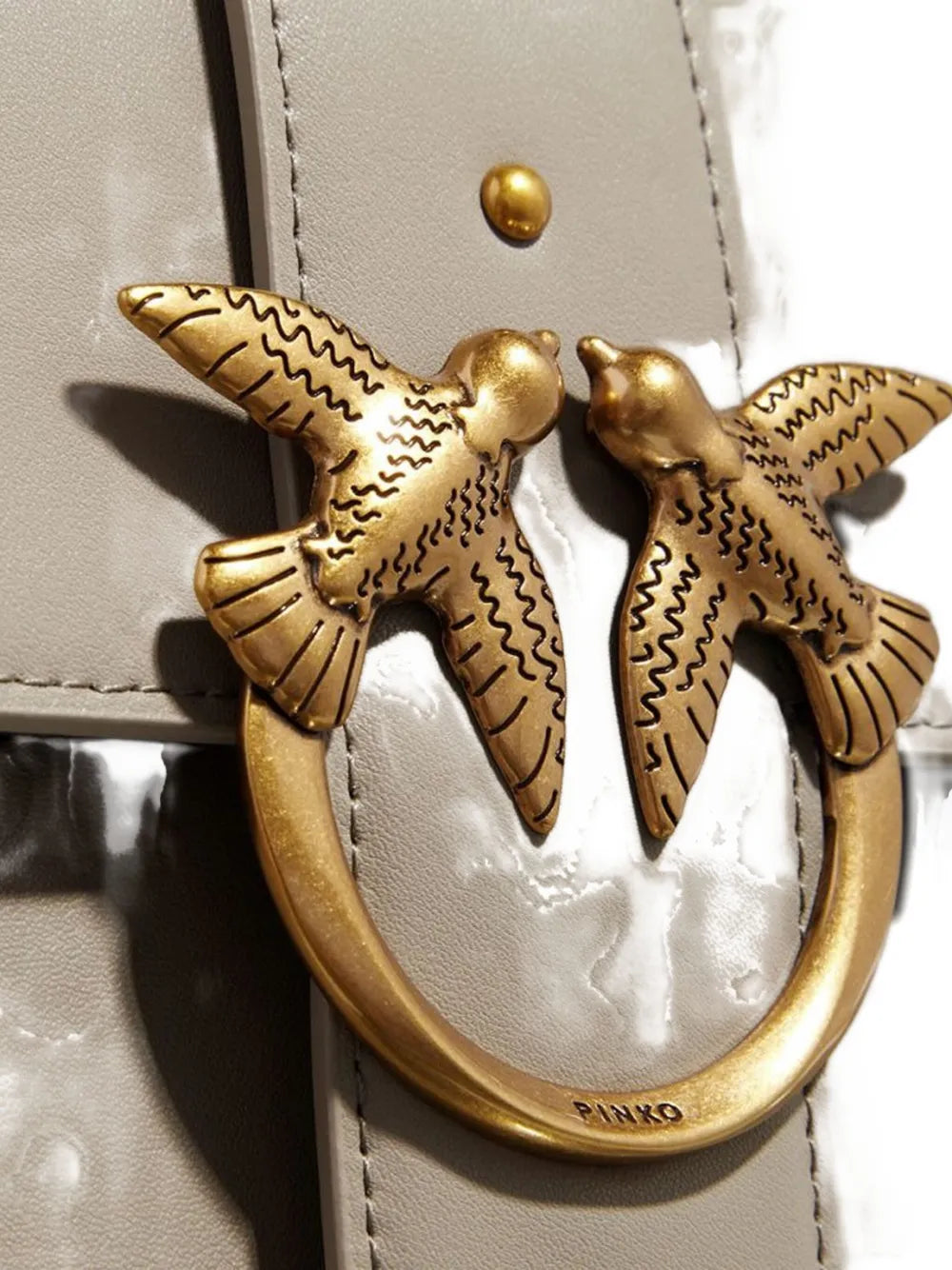 PINKOlove birds chain-strap shoulder bag