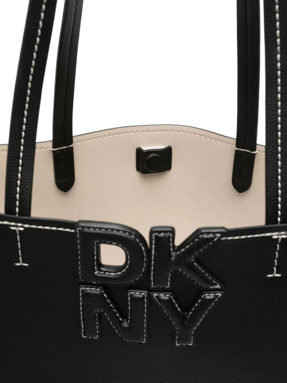 DKNYNicole logo-plaque tote bag