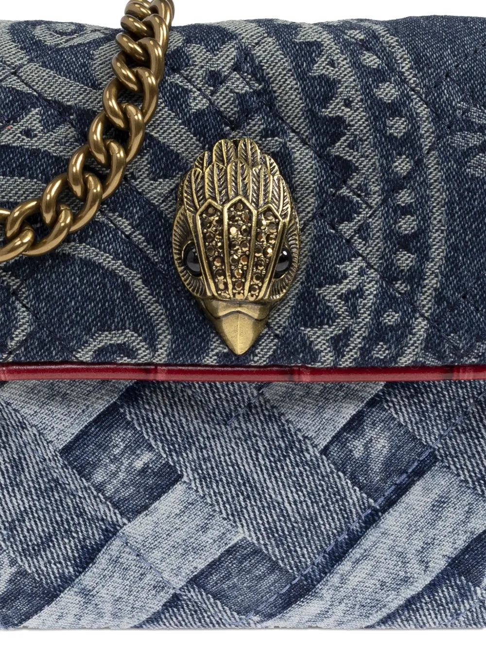 Kurt Geiger Londonmini Kensington Soft paisley-print cross body bag