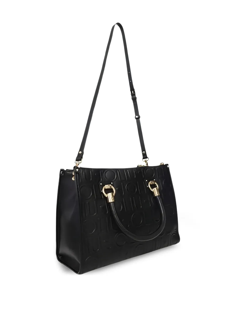 LIU JOlogo-plaque satchel