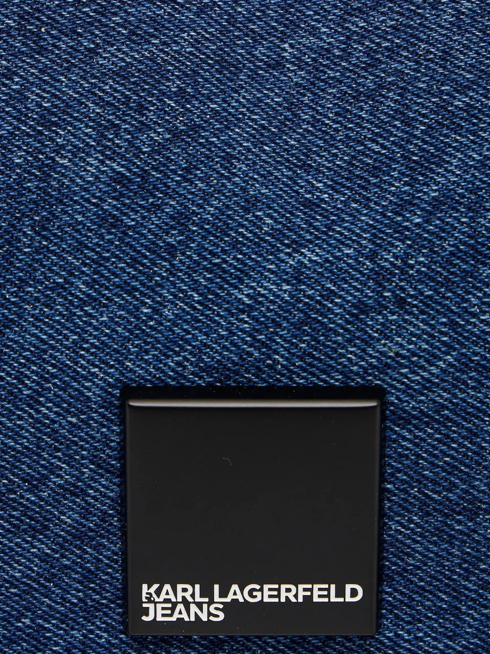 Karl Lagerfeld JeansBox Logo denim crossbody bag