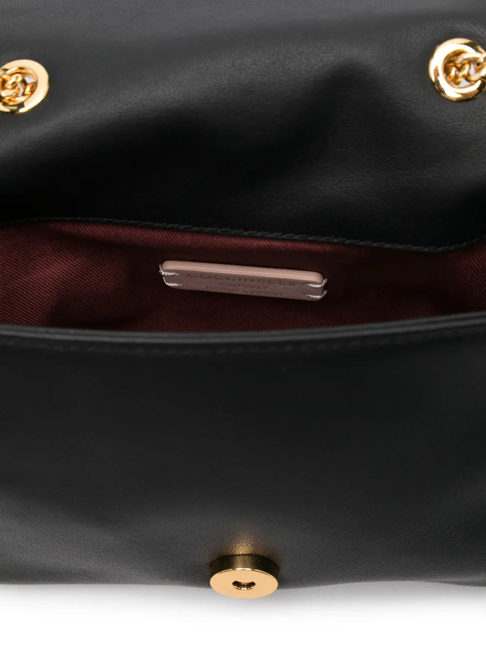 Coccinellemini embossed-logo chain shoulder bag