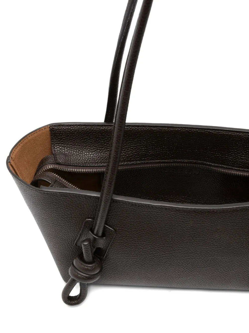 HereuFleca knotted leather shoulder bag