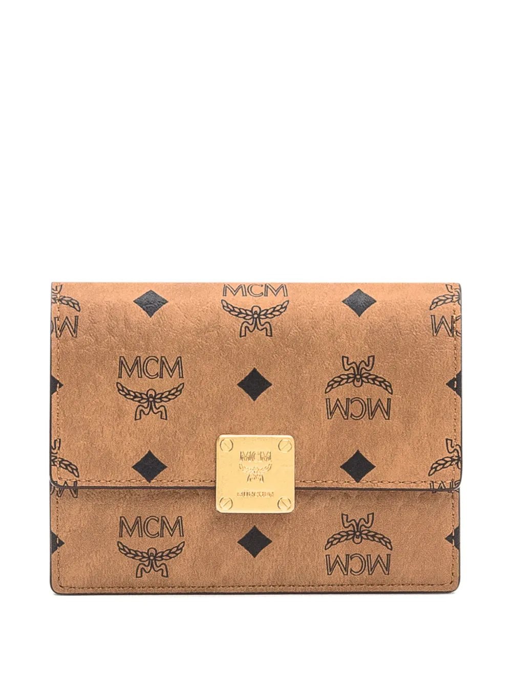 MCMVisetos logo-plaque cross body bag