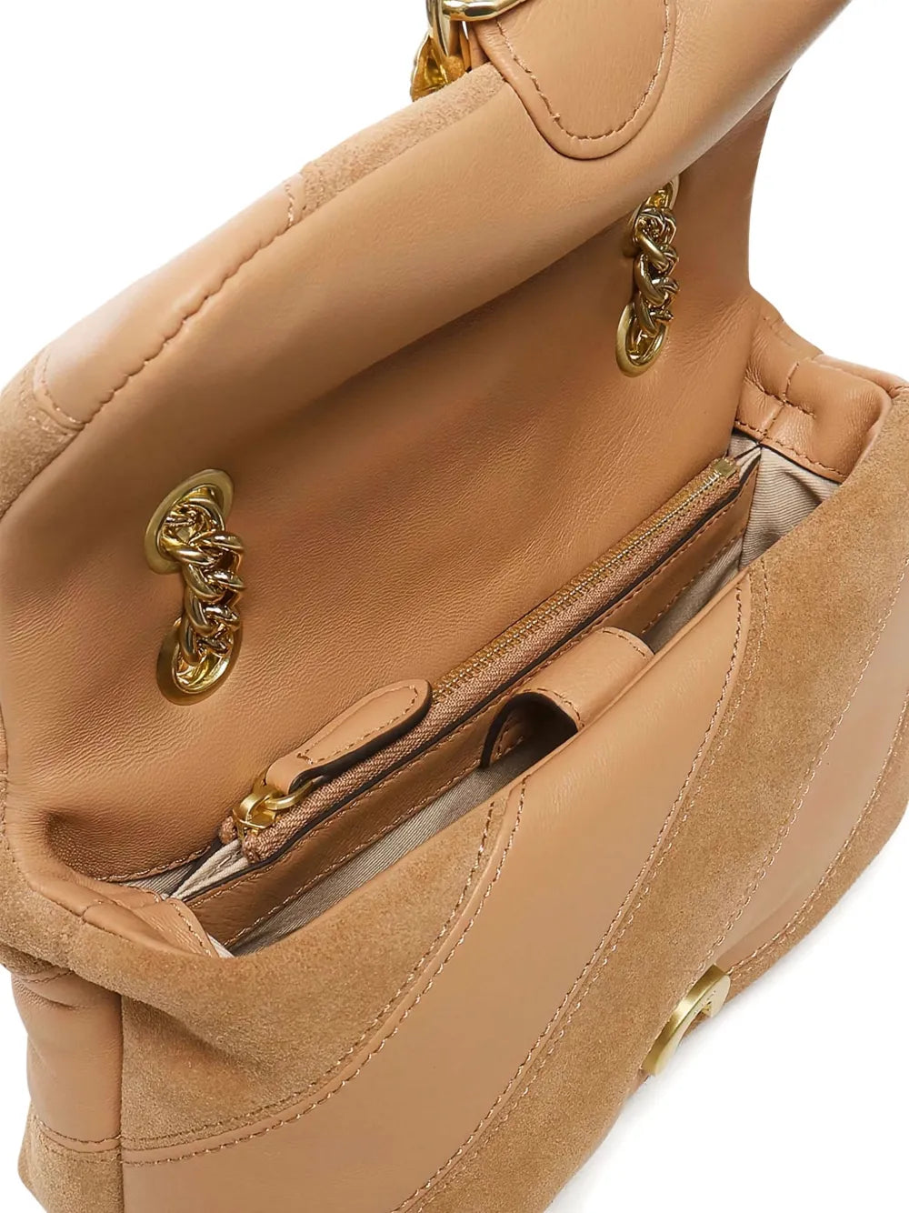 PINKOdiagonal-quilted leather shoulder bag