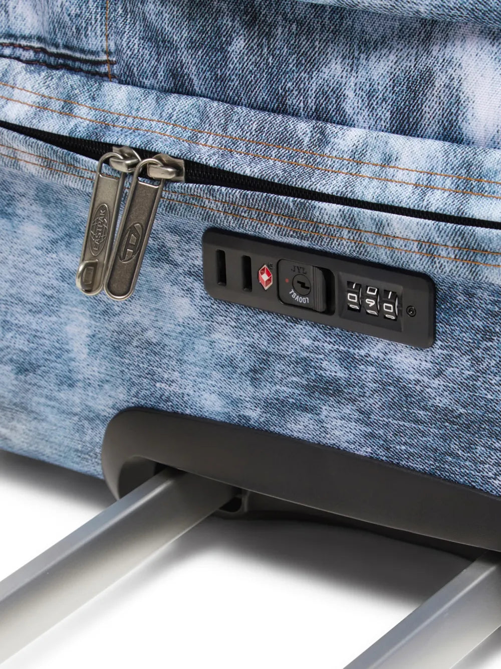 Dieselx Eastpak denim-effect wheeled trolley