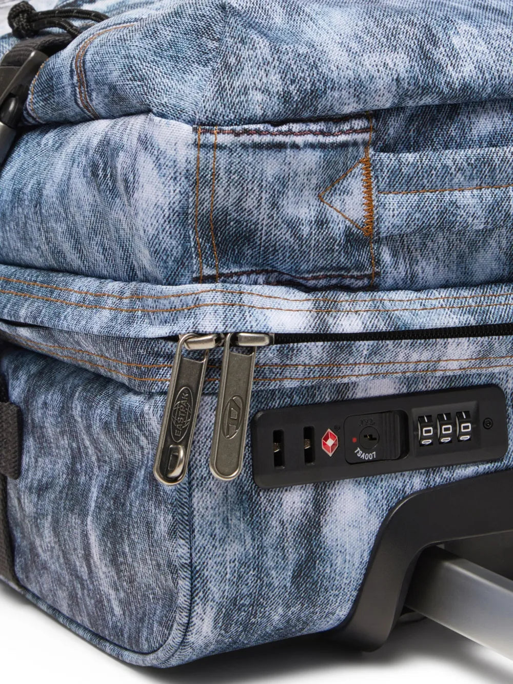 Dieselx Eastpak trompe-l'oeil denim cabin bag