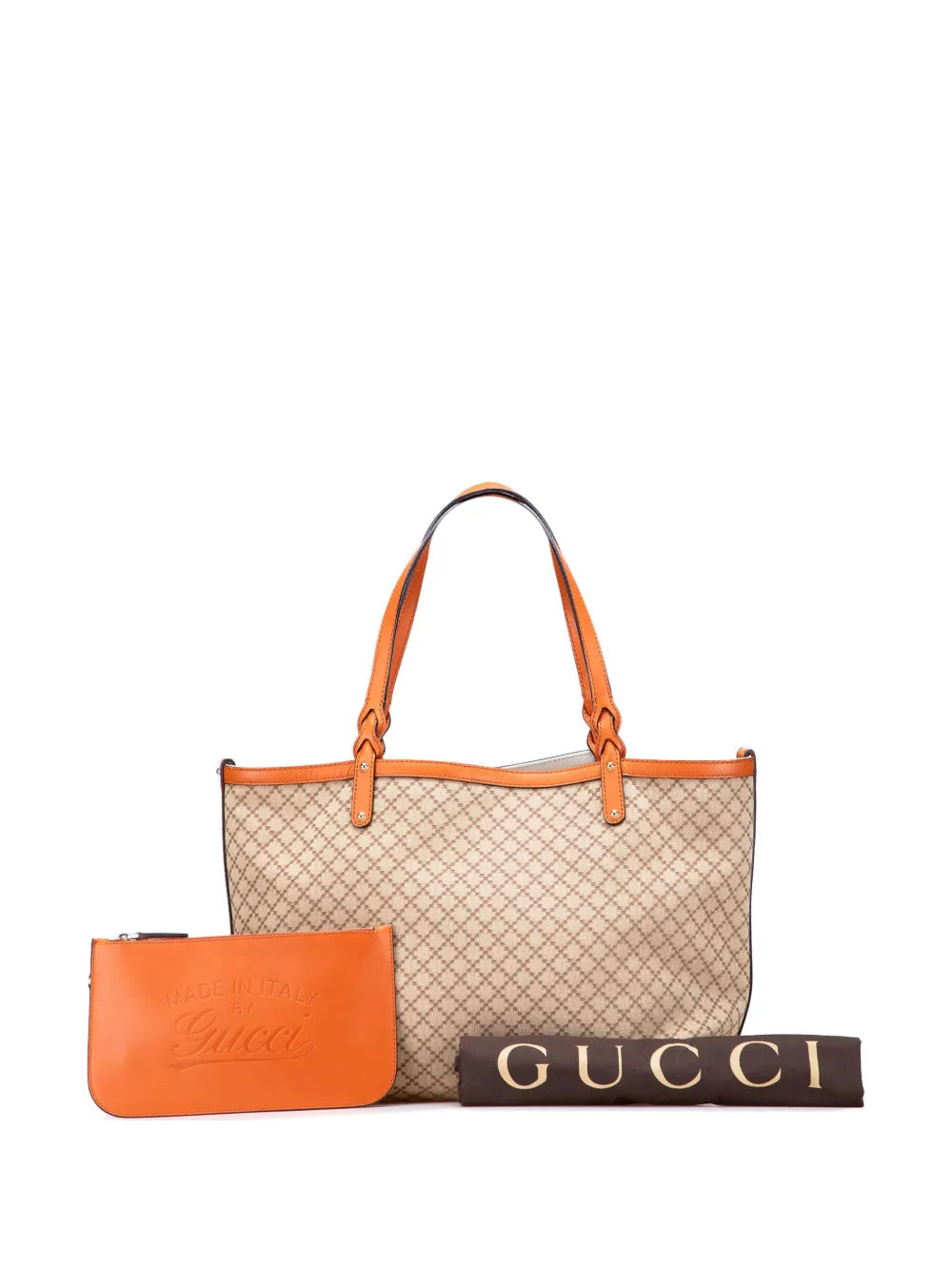 Pre-OwnedGucci Pre-Owned2000-2015 Medium Diamante Canvas Craft tote bag