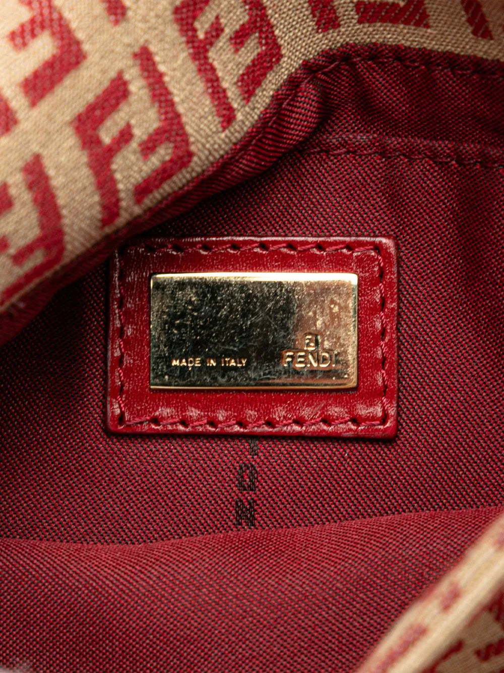 Pre-OwnedFendi Pre-Owned2000-2010 Zucchino Canvas Flap crossbody bag