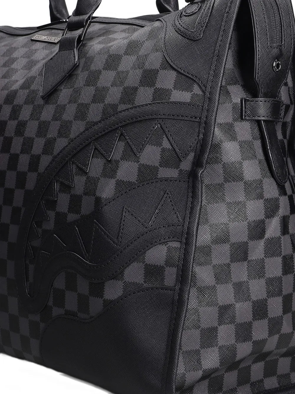 Spraygroundcheckerboard top-handle holdall